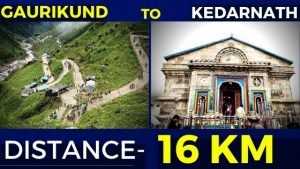 Gaurikund To Kedarnath Trek Distance Km Route Map Time