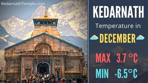 kedarnath weather in december