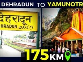 dehradun to yamunotri route distance
